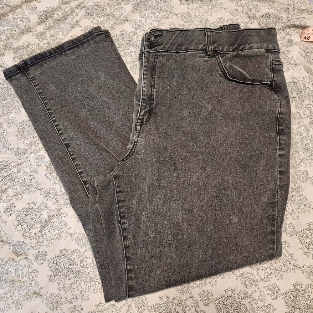 Lane Bryant Women's light black Denim Jeans Size 24R